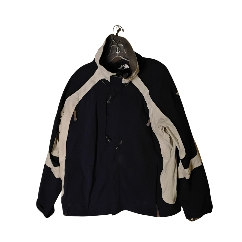 The North Face HyVent Men's M Ski Snowboard Outerwear Navy Beige Jacket